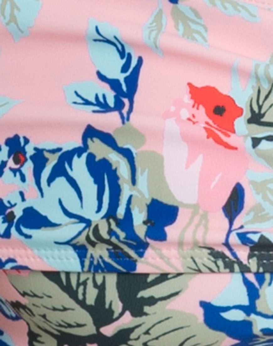 Imagen de la braguita de bikini Lila con estampado Rossa