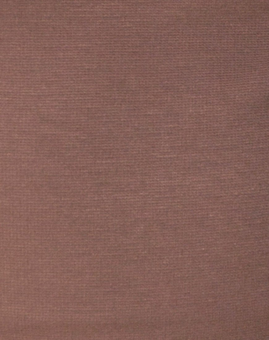 Imagen de Vestido Limsie en Cacao con Cuadrado Rectángulo