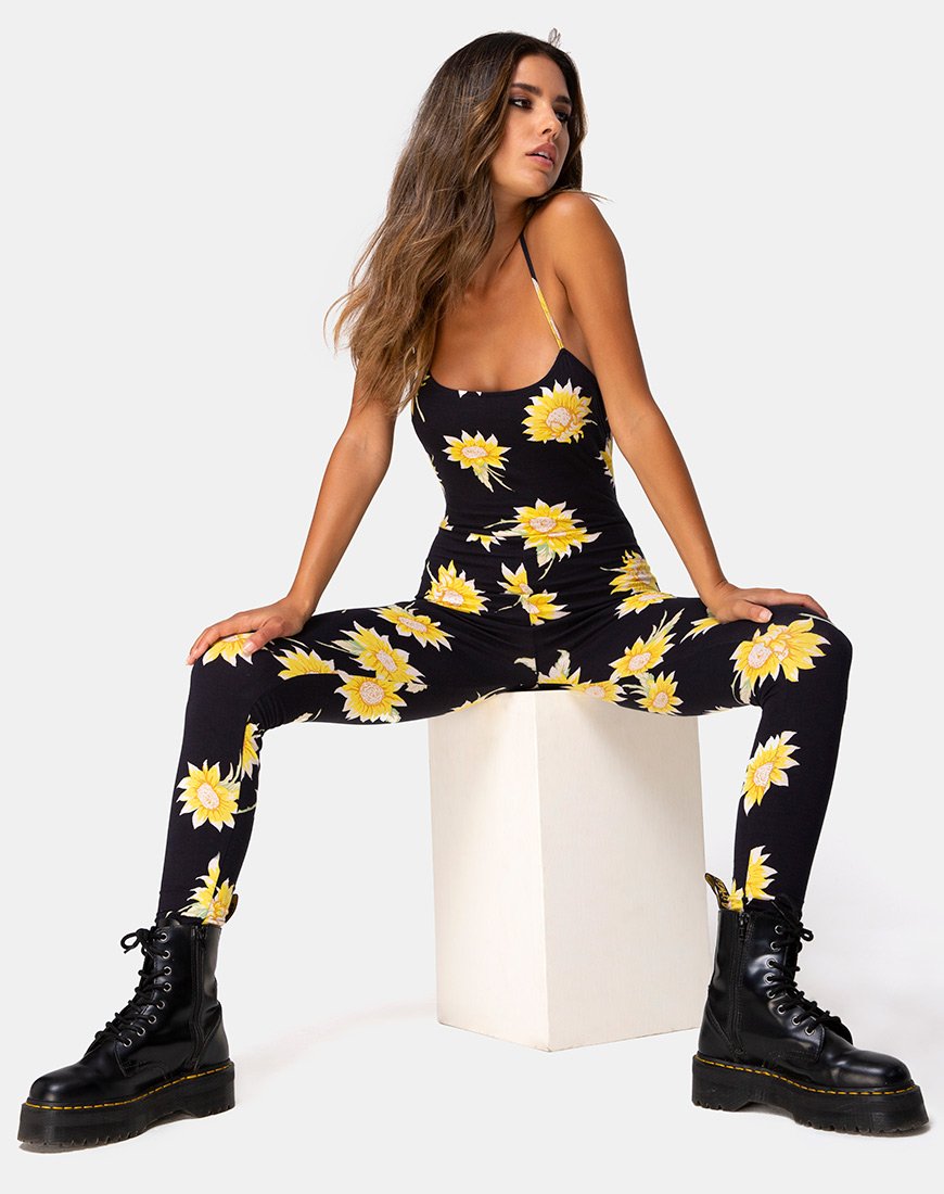Unitard Livy en negro Sunny Days