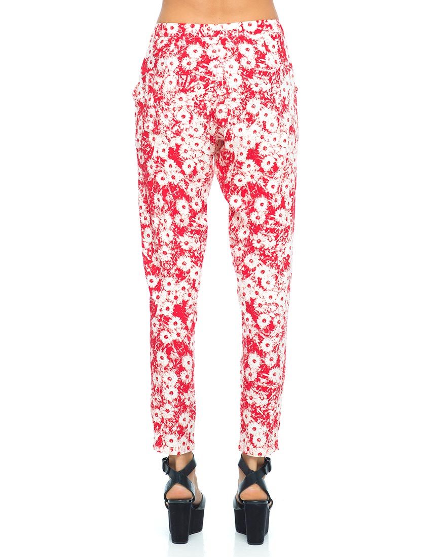 Pantalón Motel Logan Peg Leg de Xerox Daisy Rojo