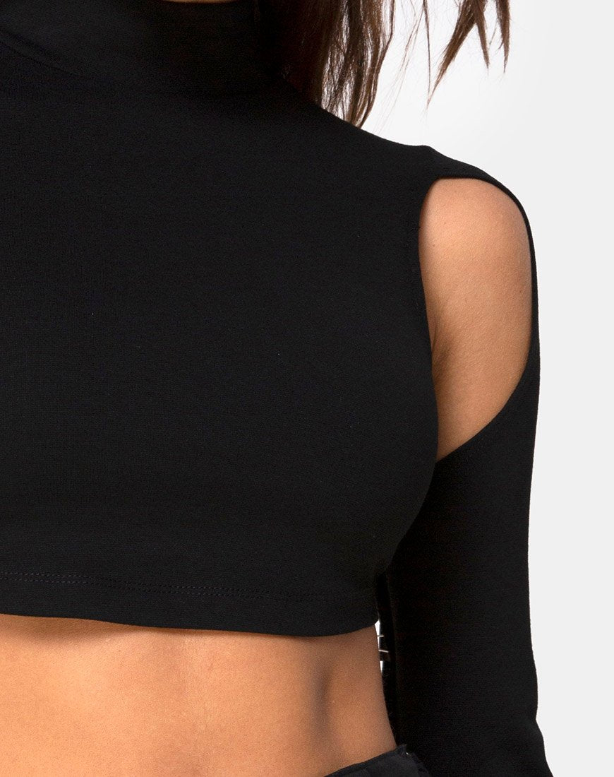 Imagen de Lomiva Crop Top en negro