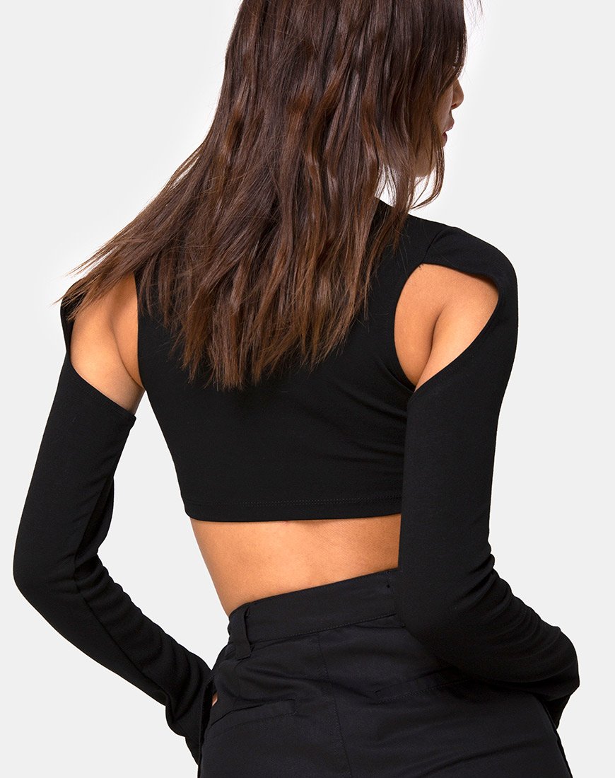 Imagen de Lomiva Crop Top en negro