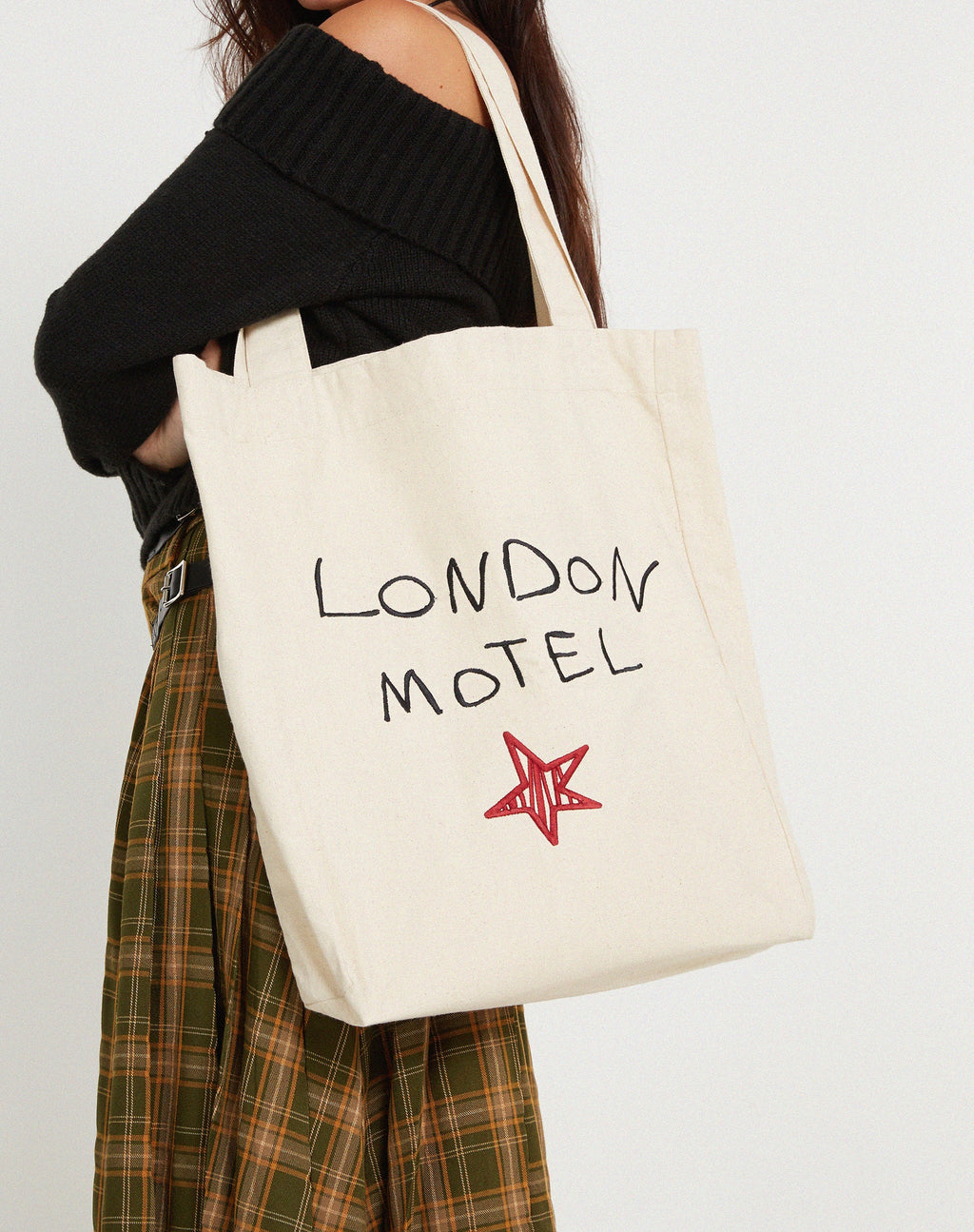 London Tote Bag en crudo London Motel Embro