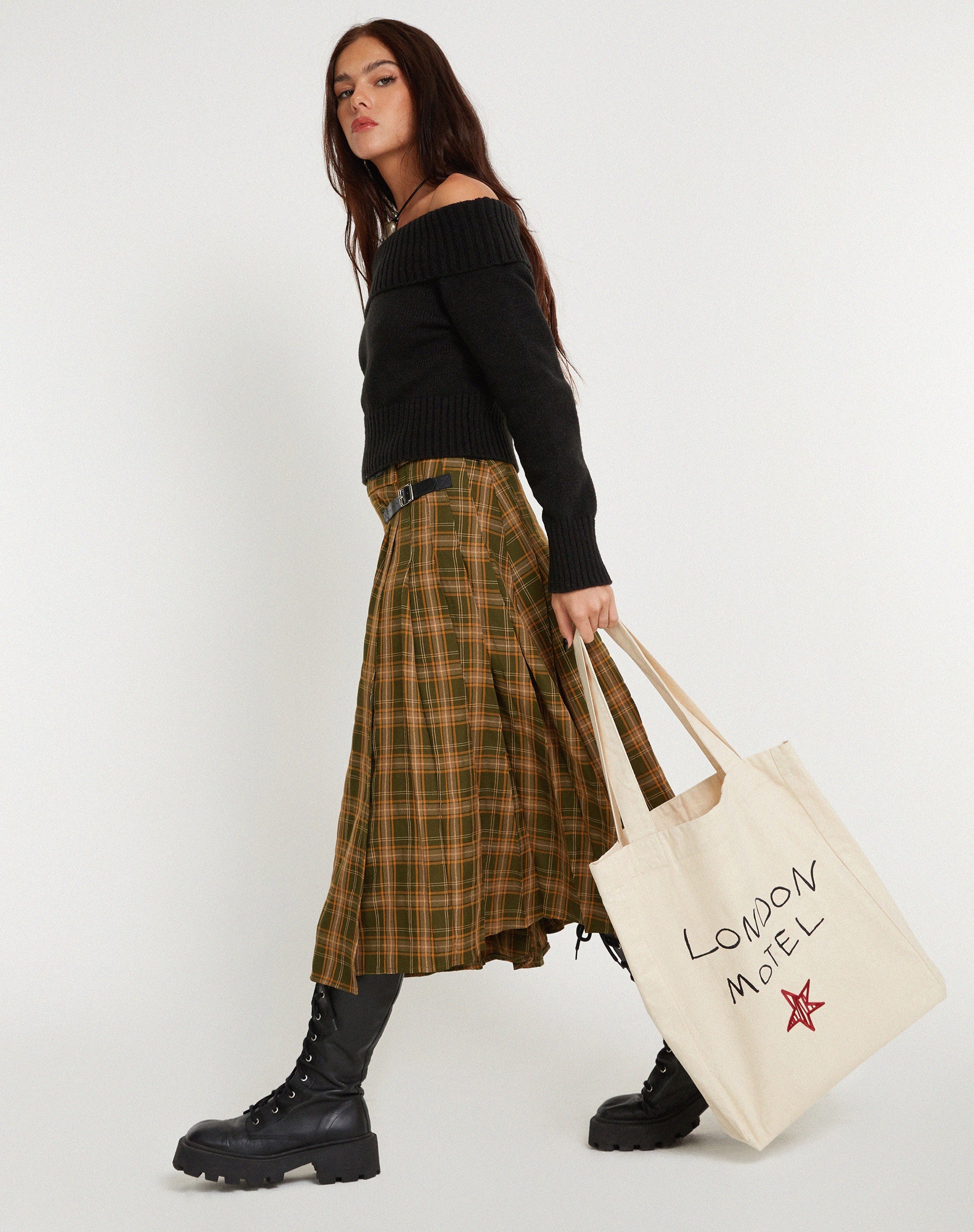 imagen de London Tote Bag Ecru London Motel Embro