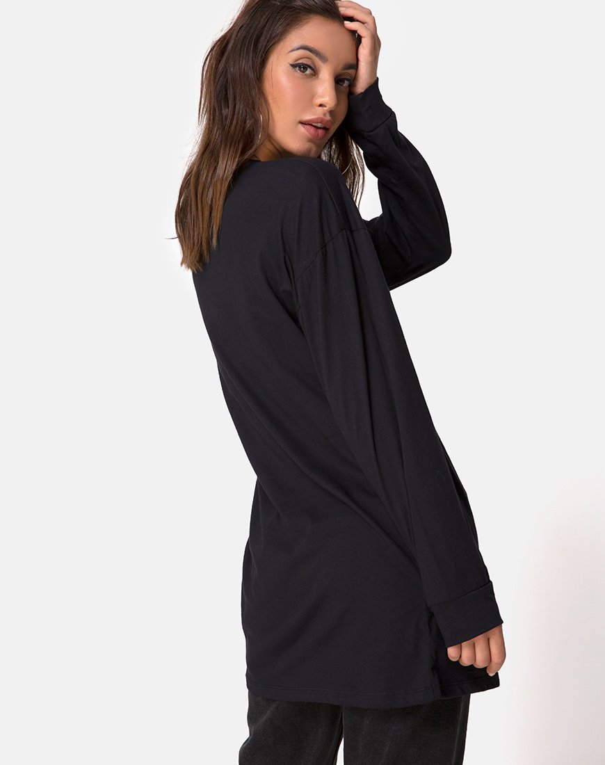 Imagen de Lotsun Tee en Love at First Swipe con colocación en negro