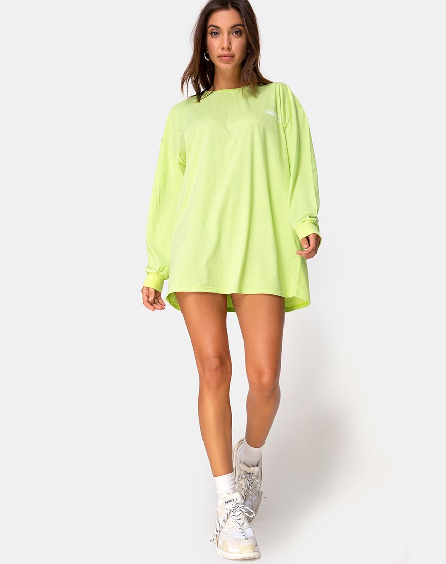 Imagen de Sudadera Lotsun en Motel No Vacancy Fluro Green