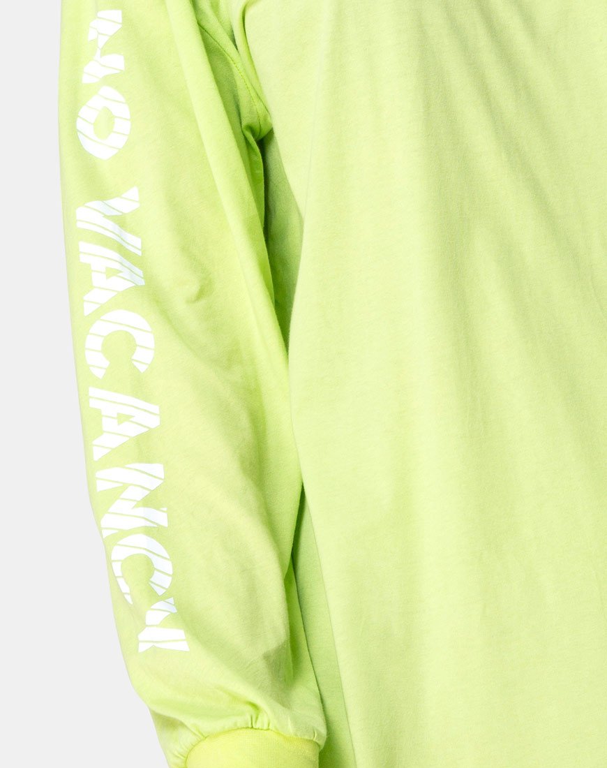 Imagen de Sudadera Lotsun en Motel No Vacancy Fluro Green