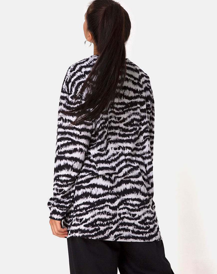 Sudadera Lotsun en Gris Goteo Animal