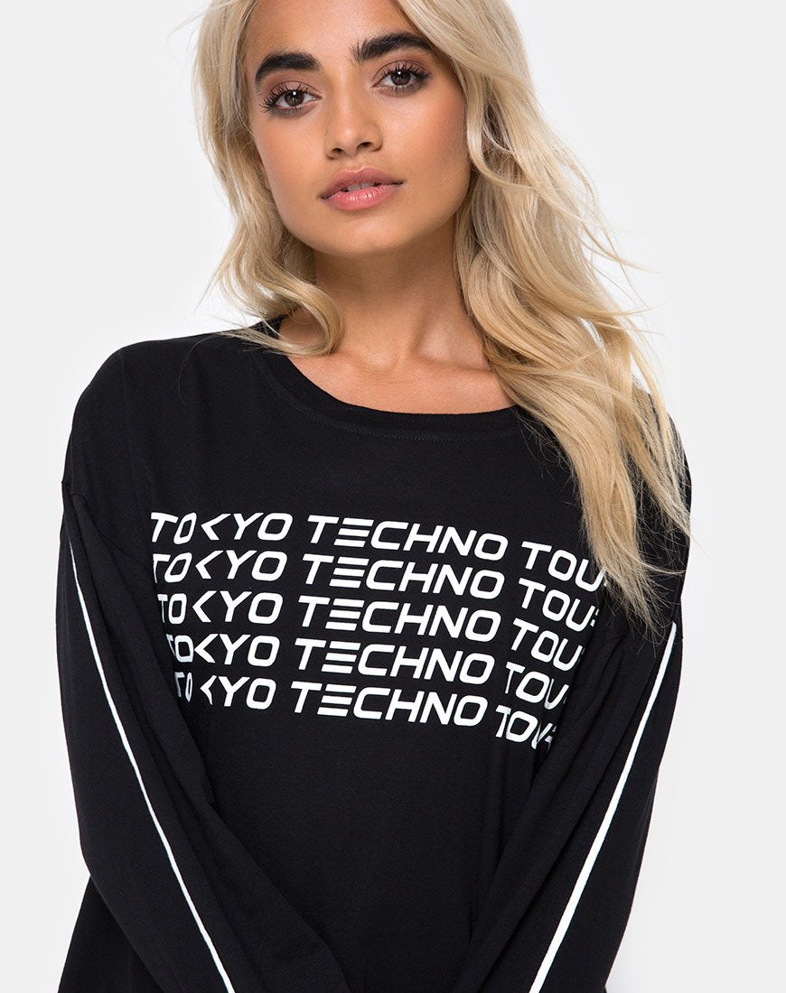 Imagen de la sudadera Loutries en Tokio Techno