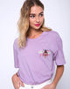 Imagen de Oversize Basic Tee in Lovestings Lilac
