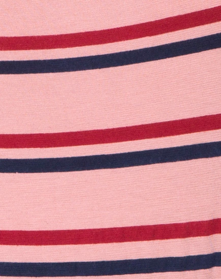 Imagen de Lucia Corpiño en rayas 70s Rosa Horizontal