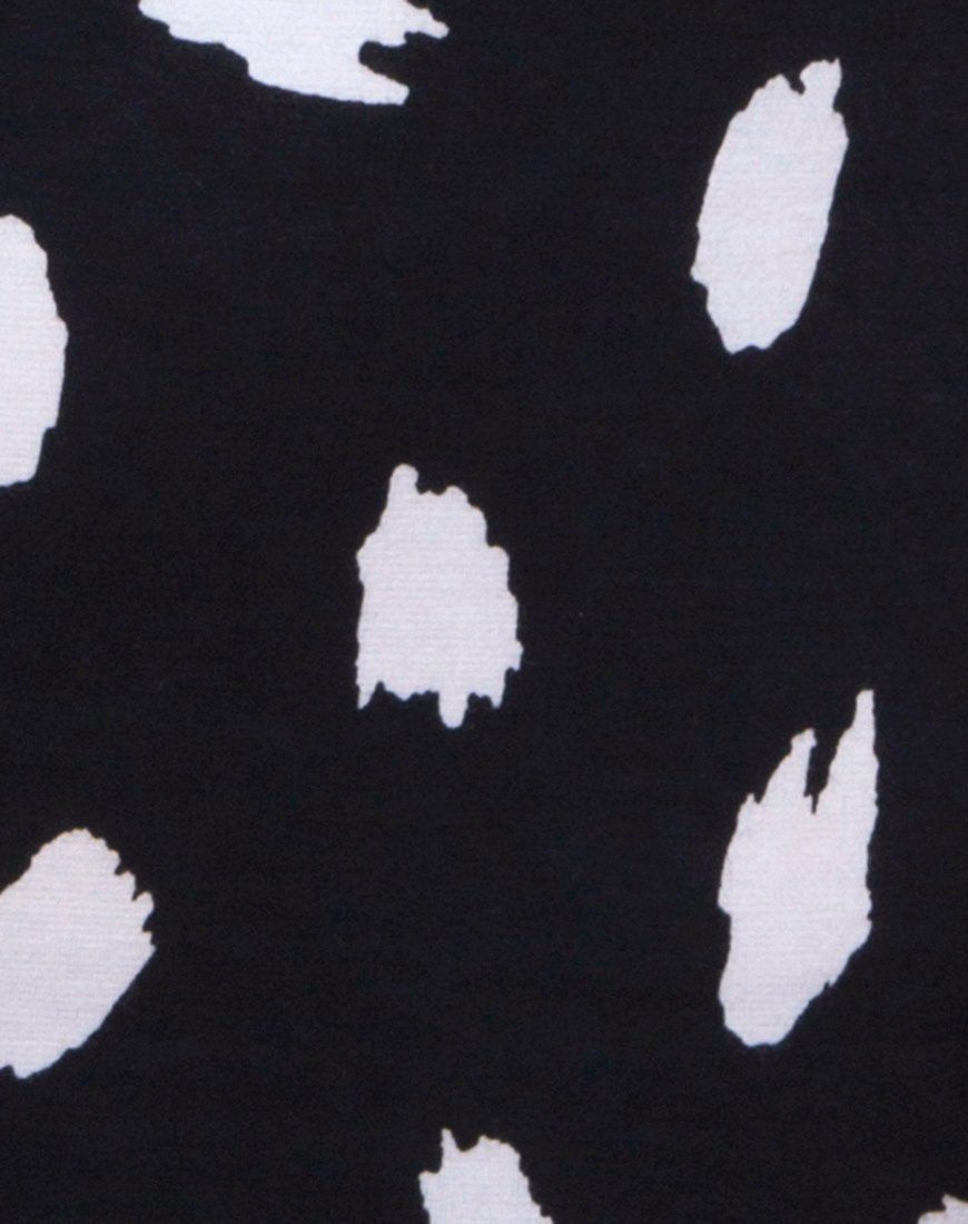 Imagen del vestido Lucine de lunares Diana negro
