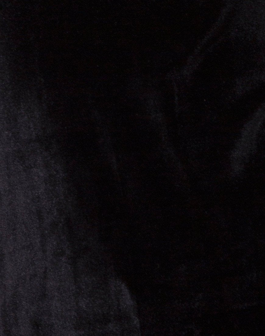 Imagen del vestido Lucine de terciopelo negro