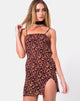 Imagen del vestido Lucine en leopardo selvático