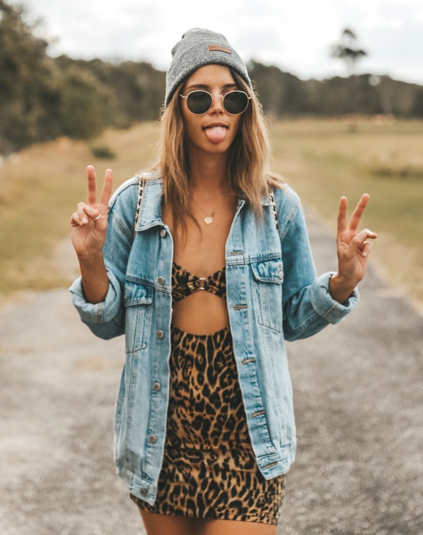 Imagen de Jezabel Cutout Dress in Leopard