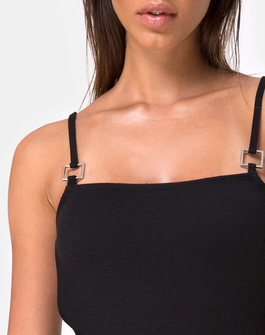 Imagen del bañador Luelle Mini Rib Negro