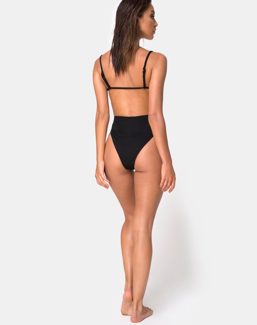 Imagen del bañador Luelle Mini Rib Negro