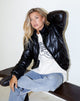 Imagen de Puffa Puffer Jacket en PU Negro