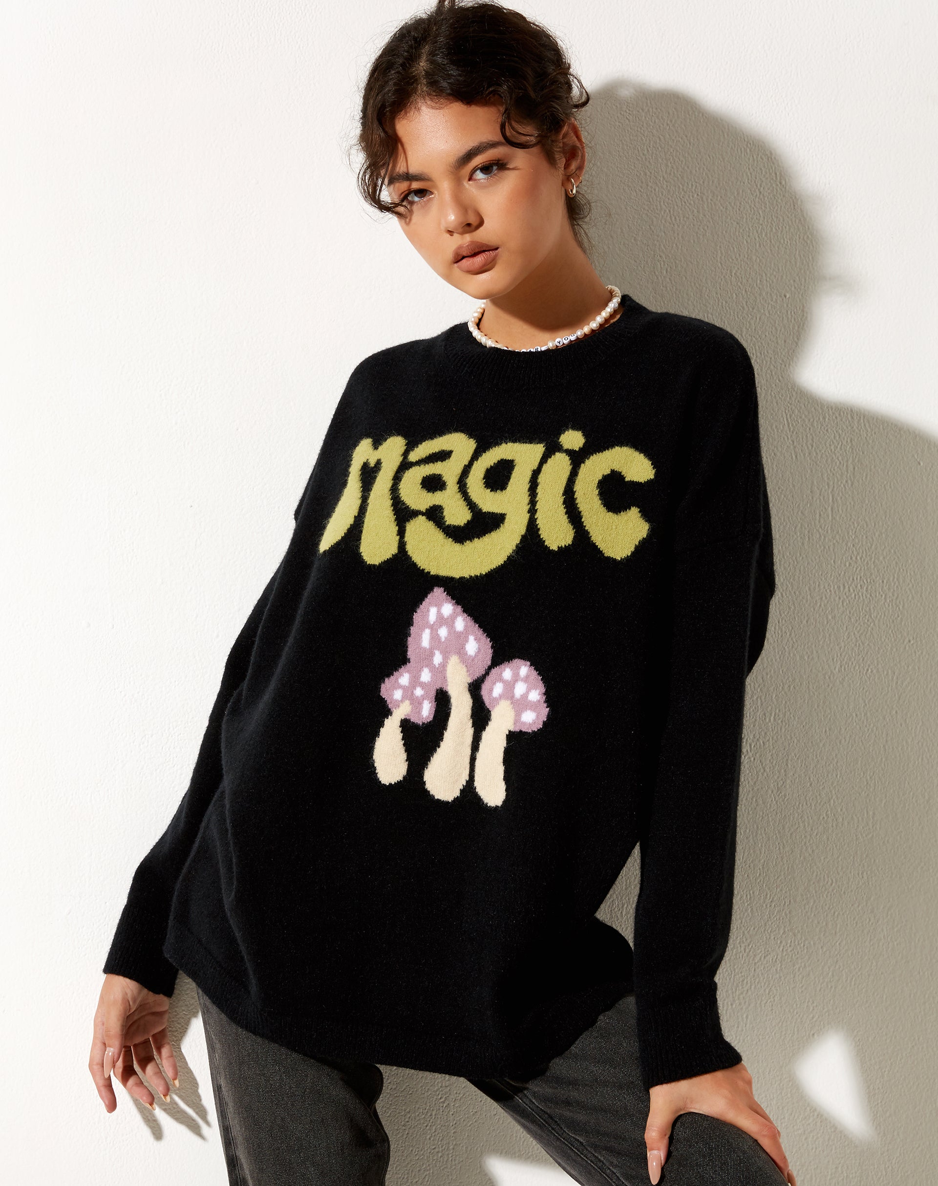 Imagen de Lulees Jumper en negro mágico