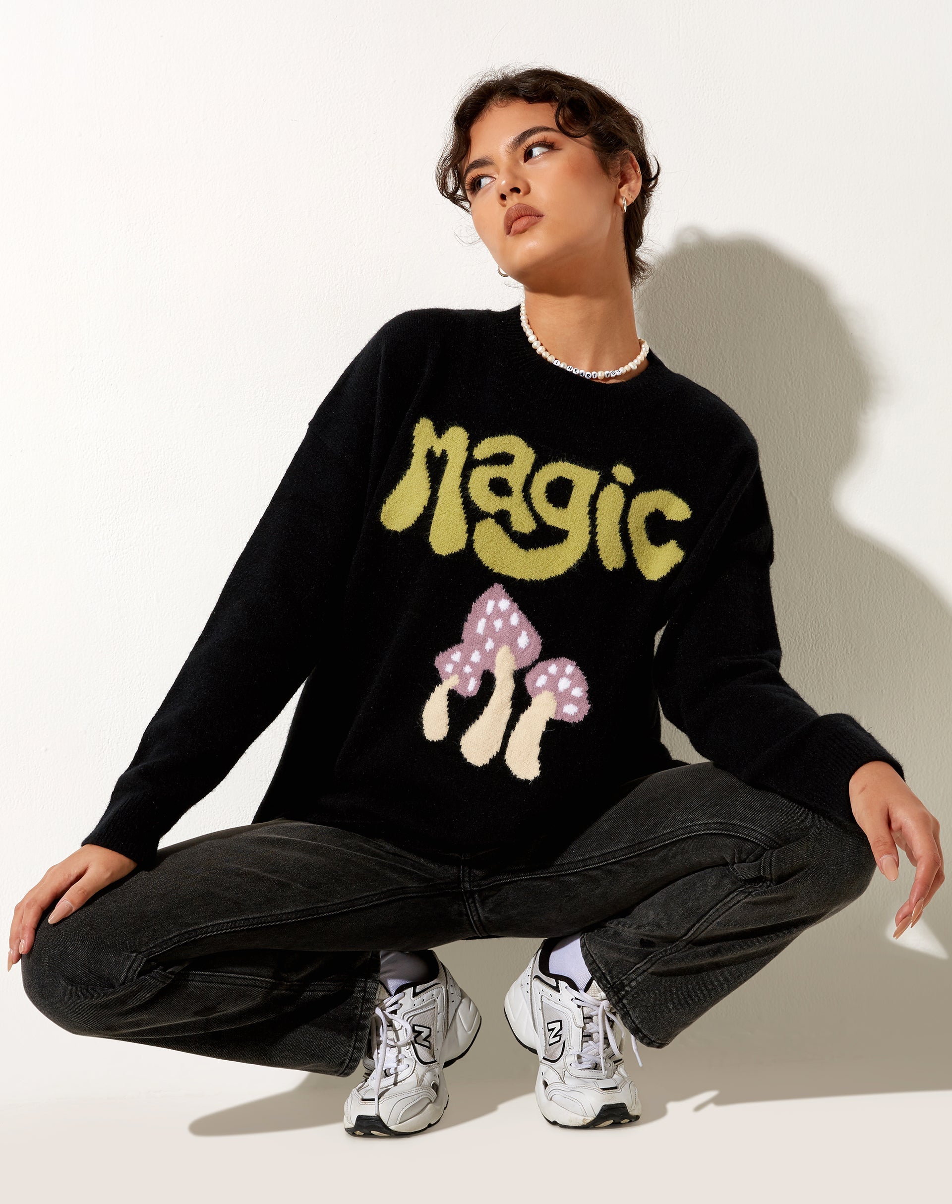 Imagen de Lulees Jumper en negro mágico