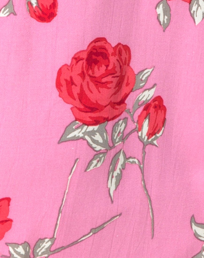 Imagen del vestido Lura en rosa caramelo