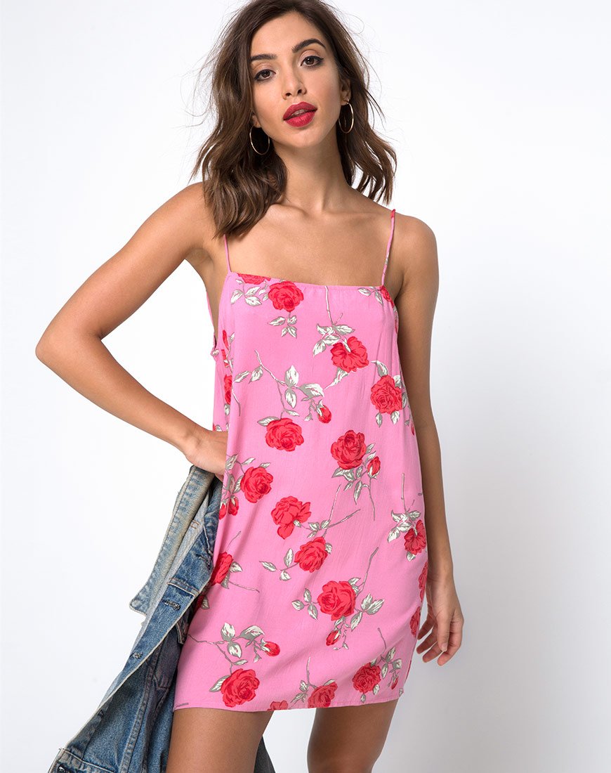 Vestido Lura en rosa caramelo