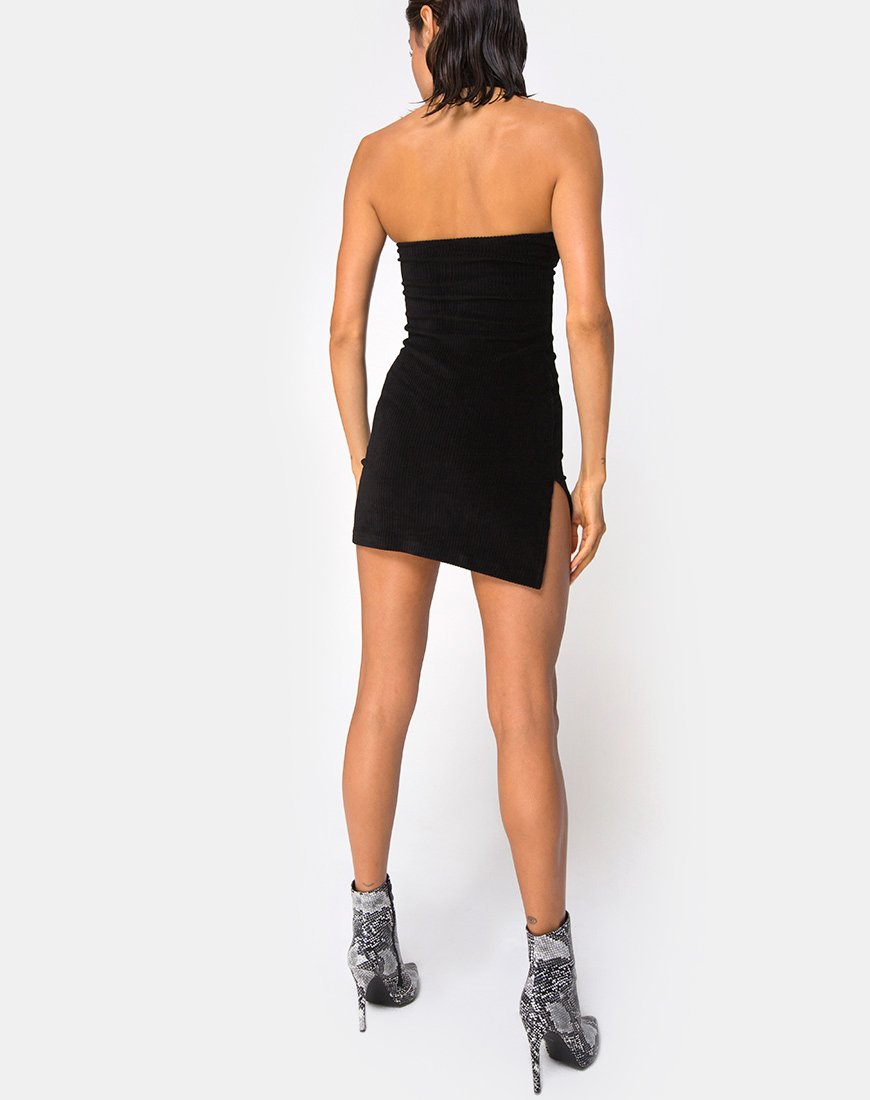 Imagen de Luste Bodycon Dress in Rib Black
