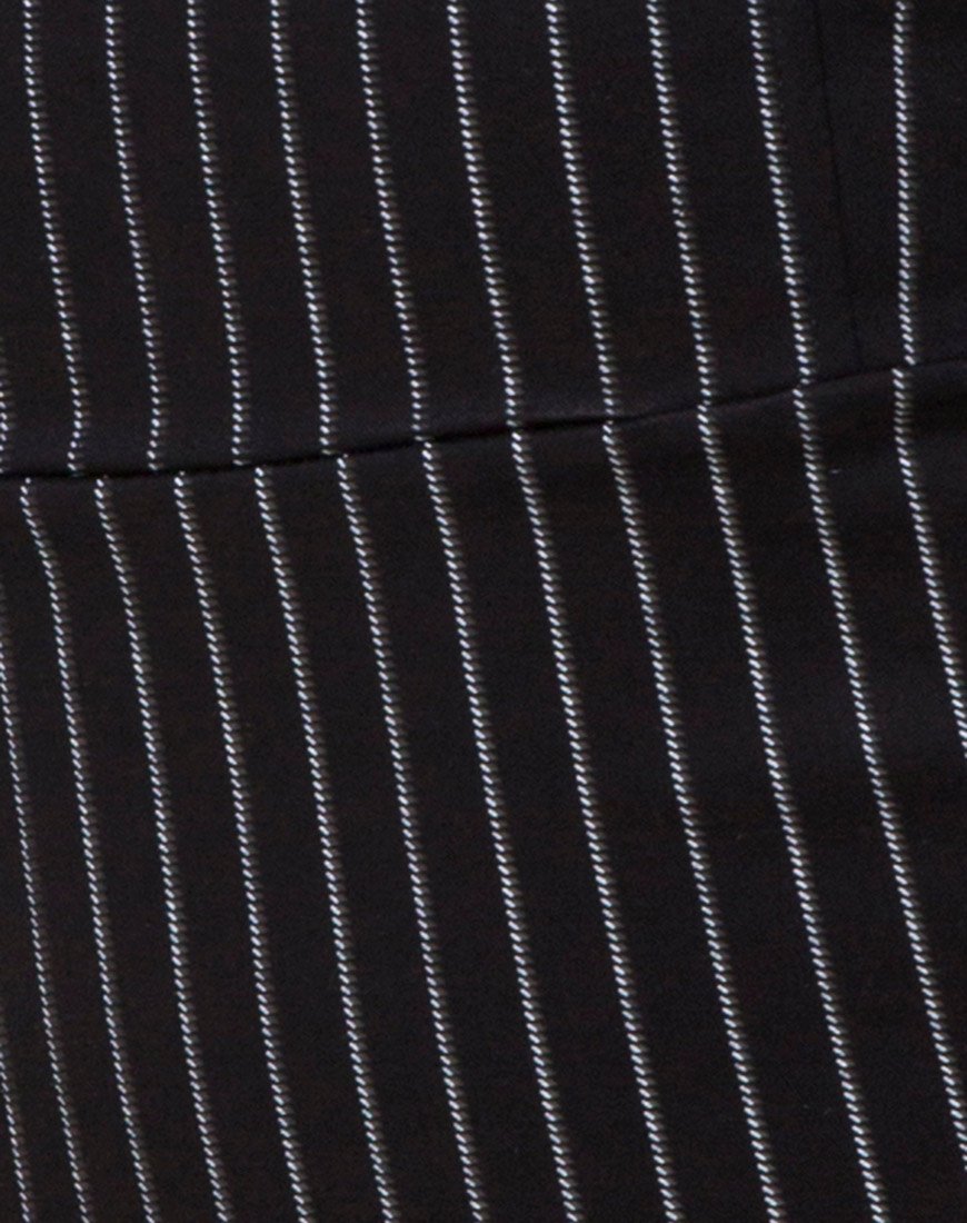 Imagen de Luveries Vestido a rayas negro