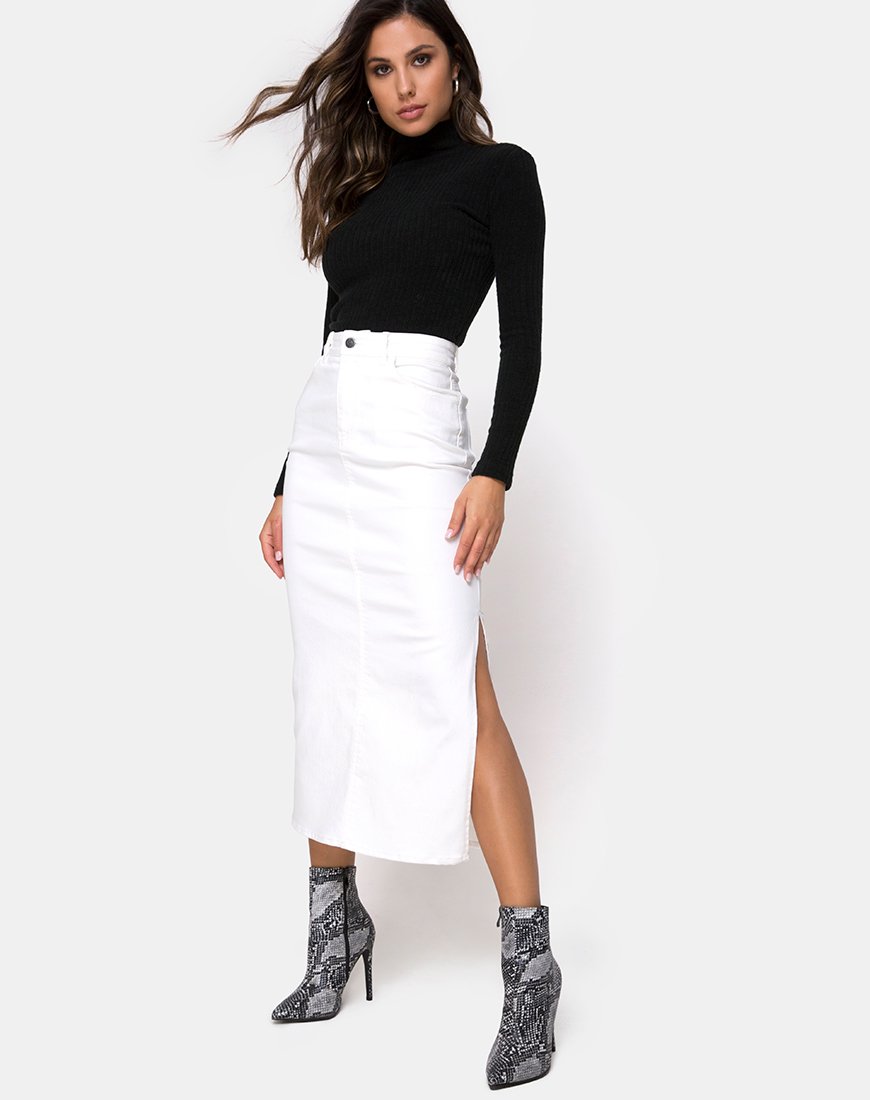 Imagen de Lyra Falda Midi Blanca