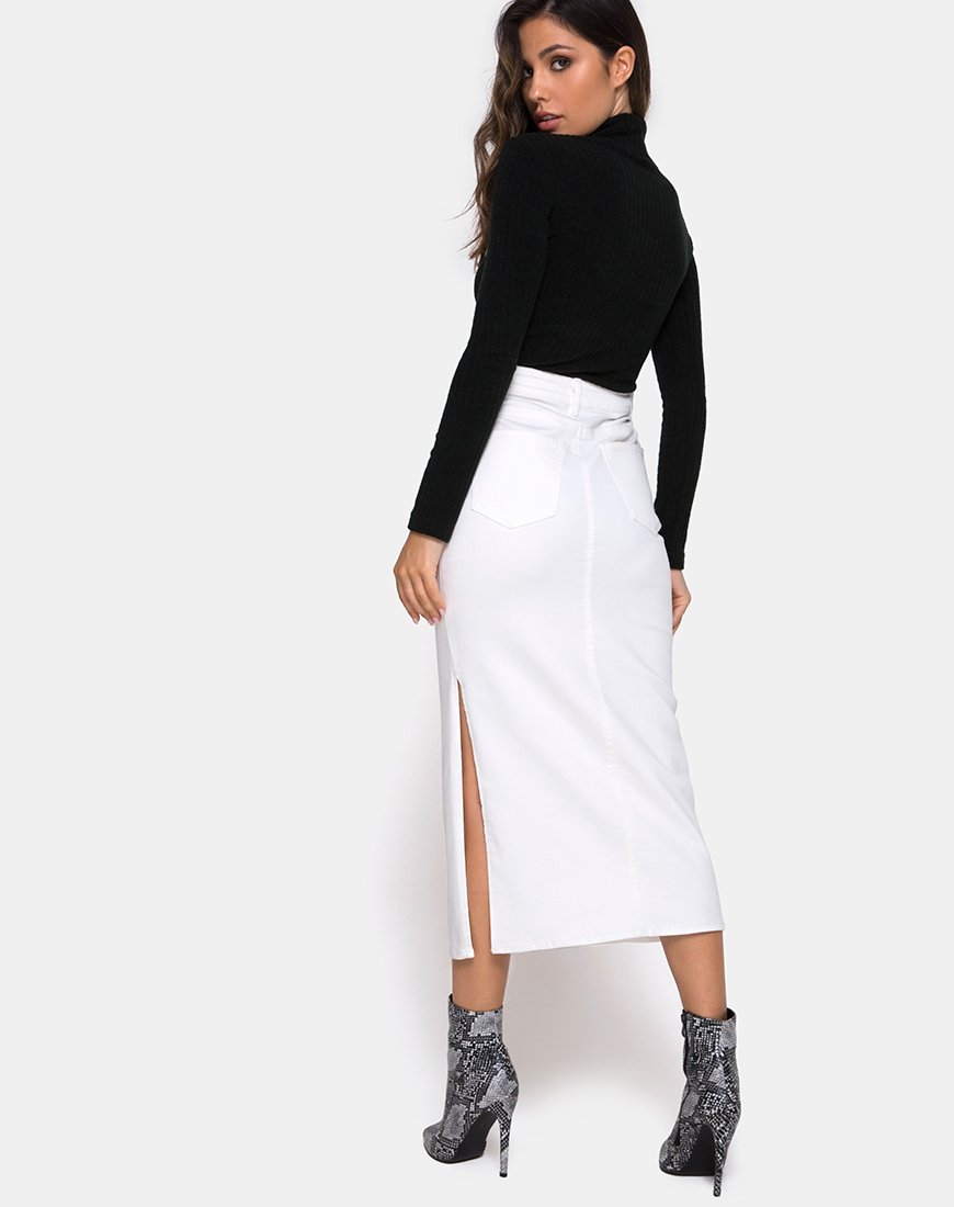 Imagen de Lyra Falda Midi Blanca