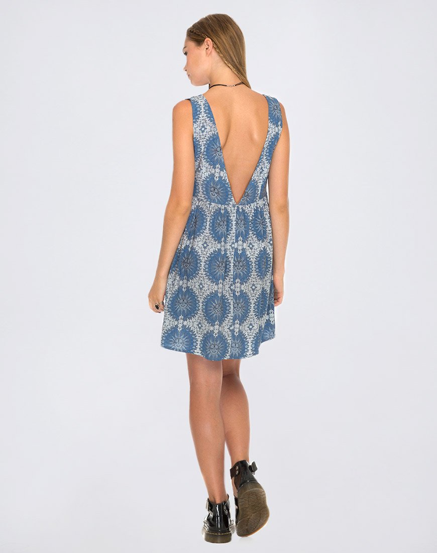 Imagen del Vestido Lira en Azul Cara de Luna