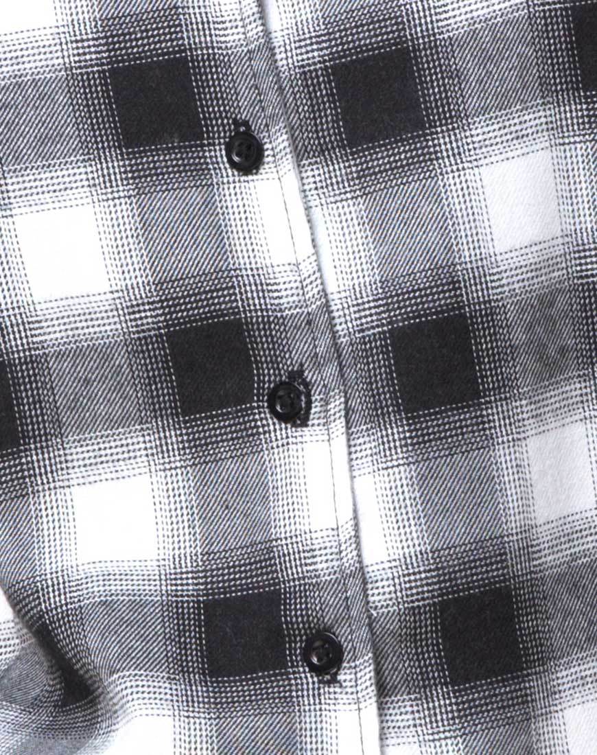 Imagen de Madison Pinafore Dress in Plaid Black and White