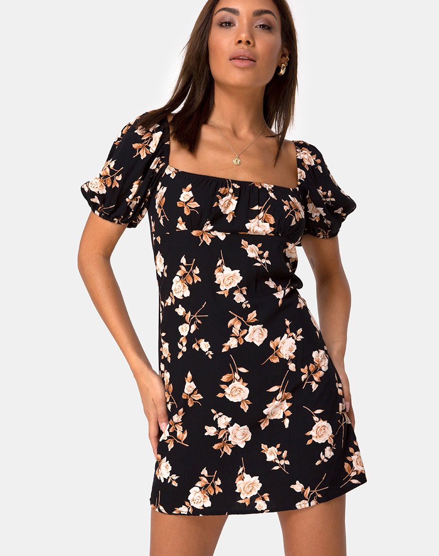 Vestido Mafie en rosa melocotón