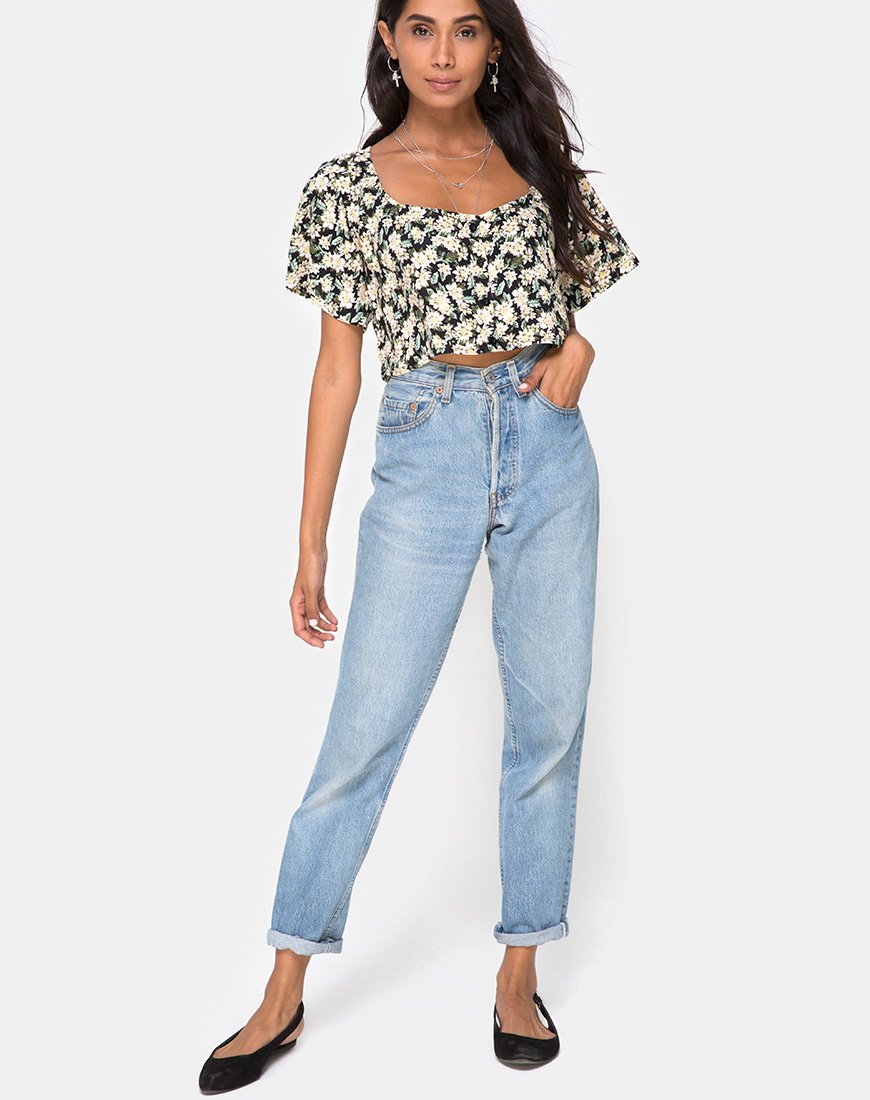 Imagen de Magia Crop Top en Aster Negro