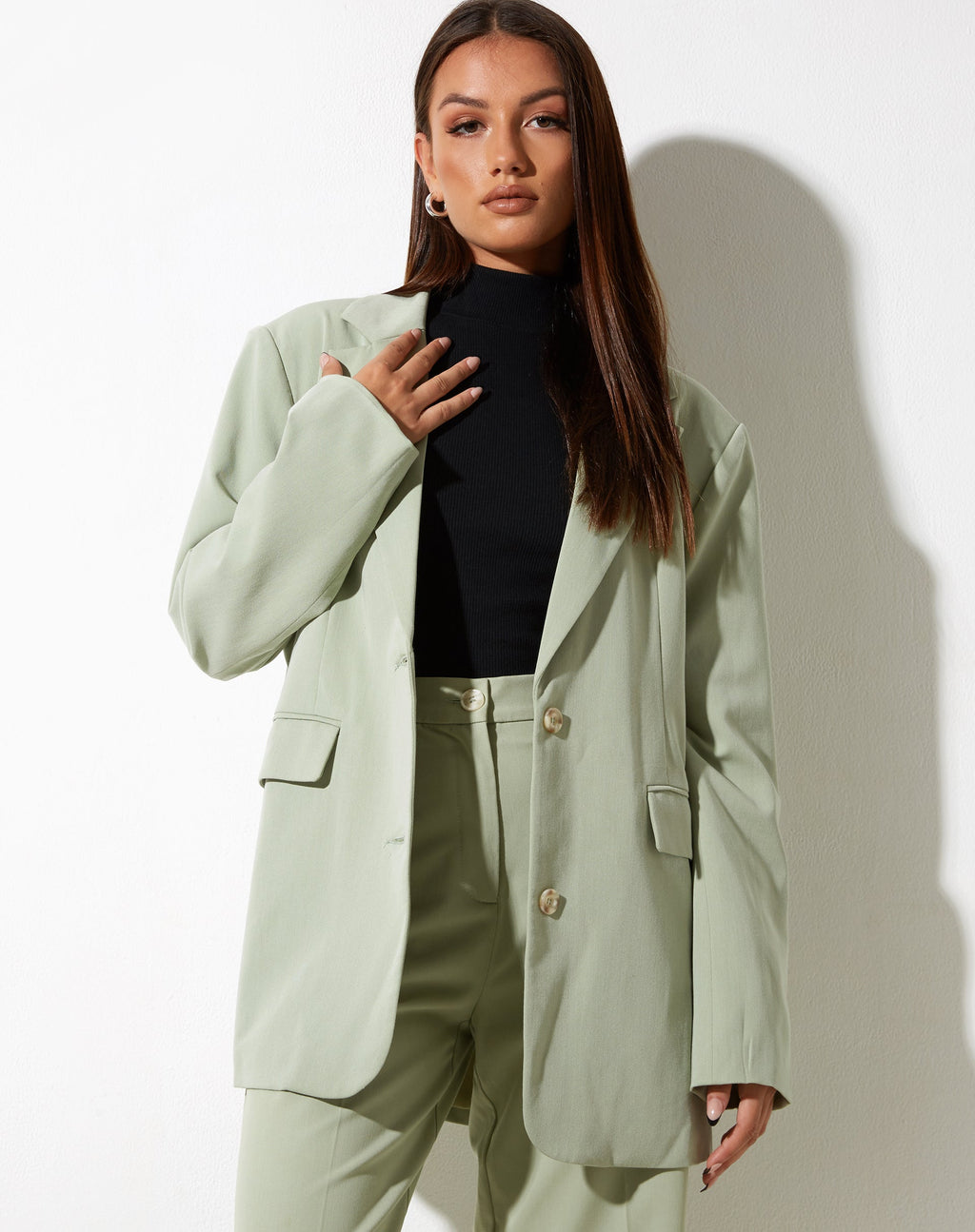 Blazer Maiwa en salvia