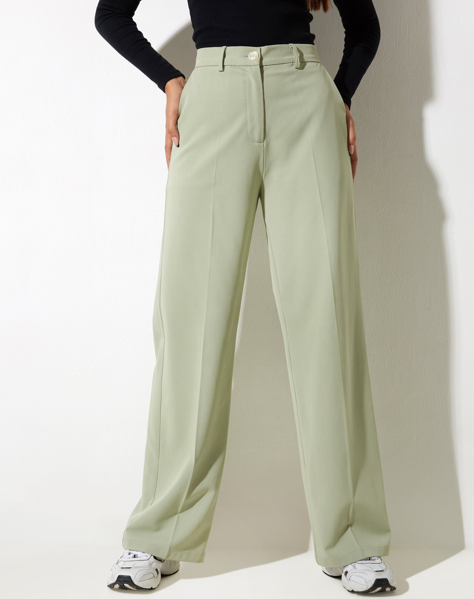 Imagen del pantalón Abba en Sage