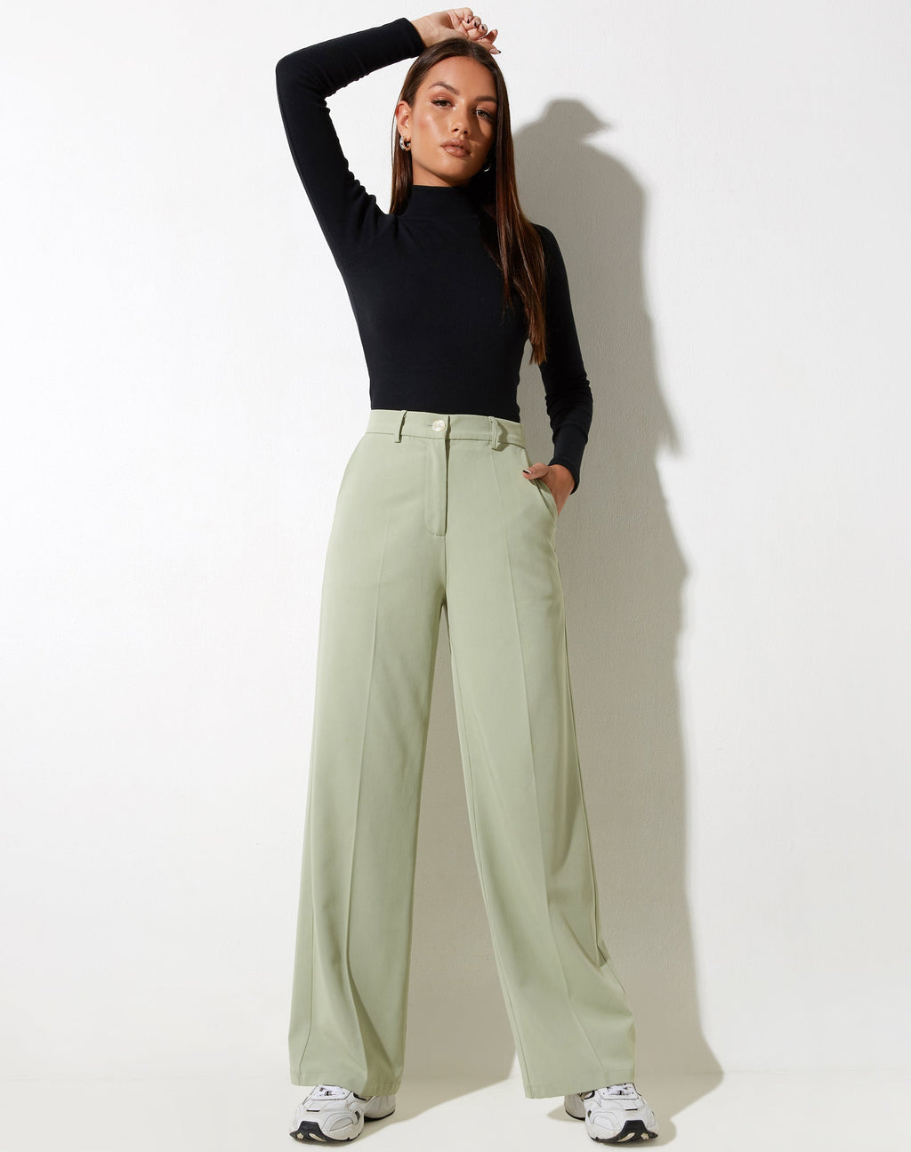 Pantalón Abba en Sage