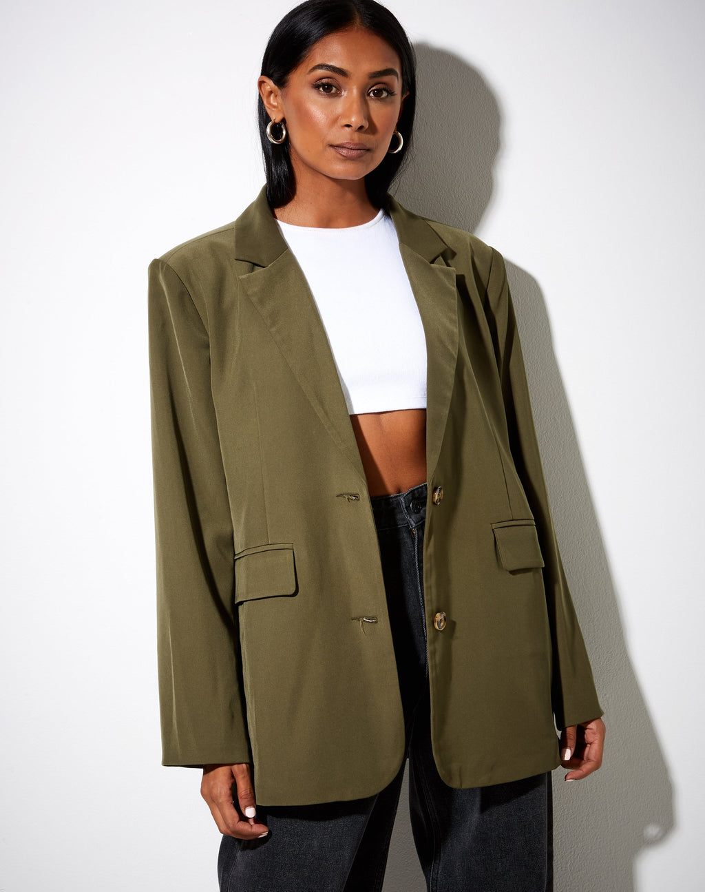Blazer Maiwa en caqui