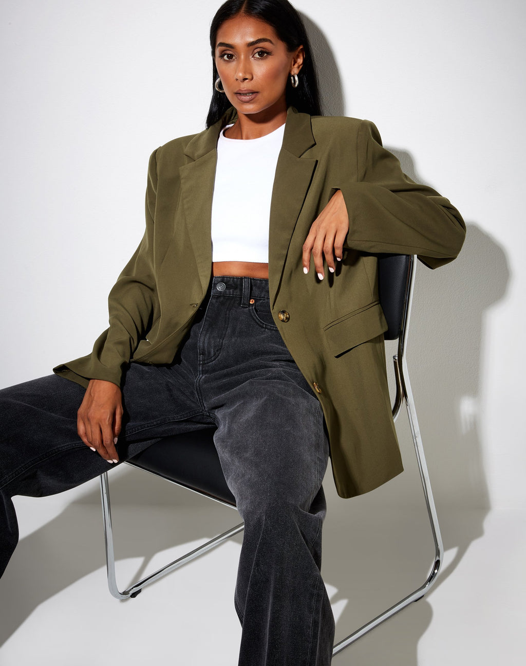 Blazer Maiwa en caqui
