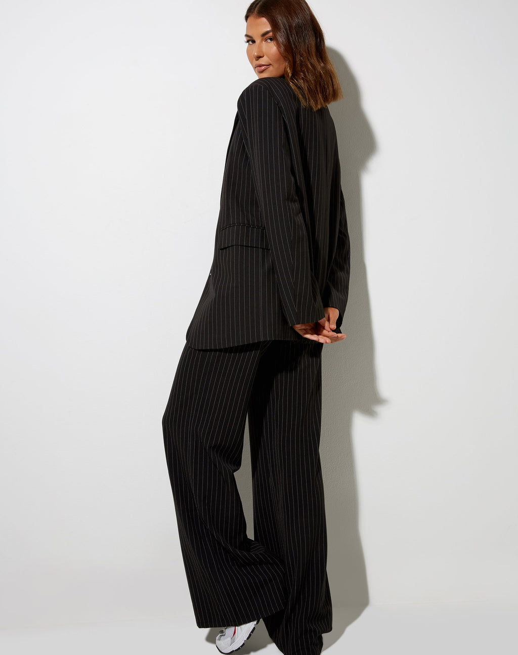 Maiwa Blazer a rayas negro