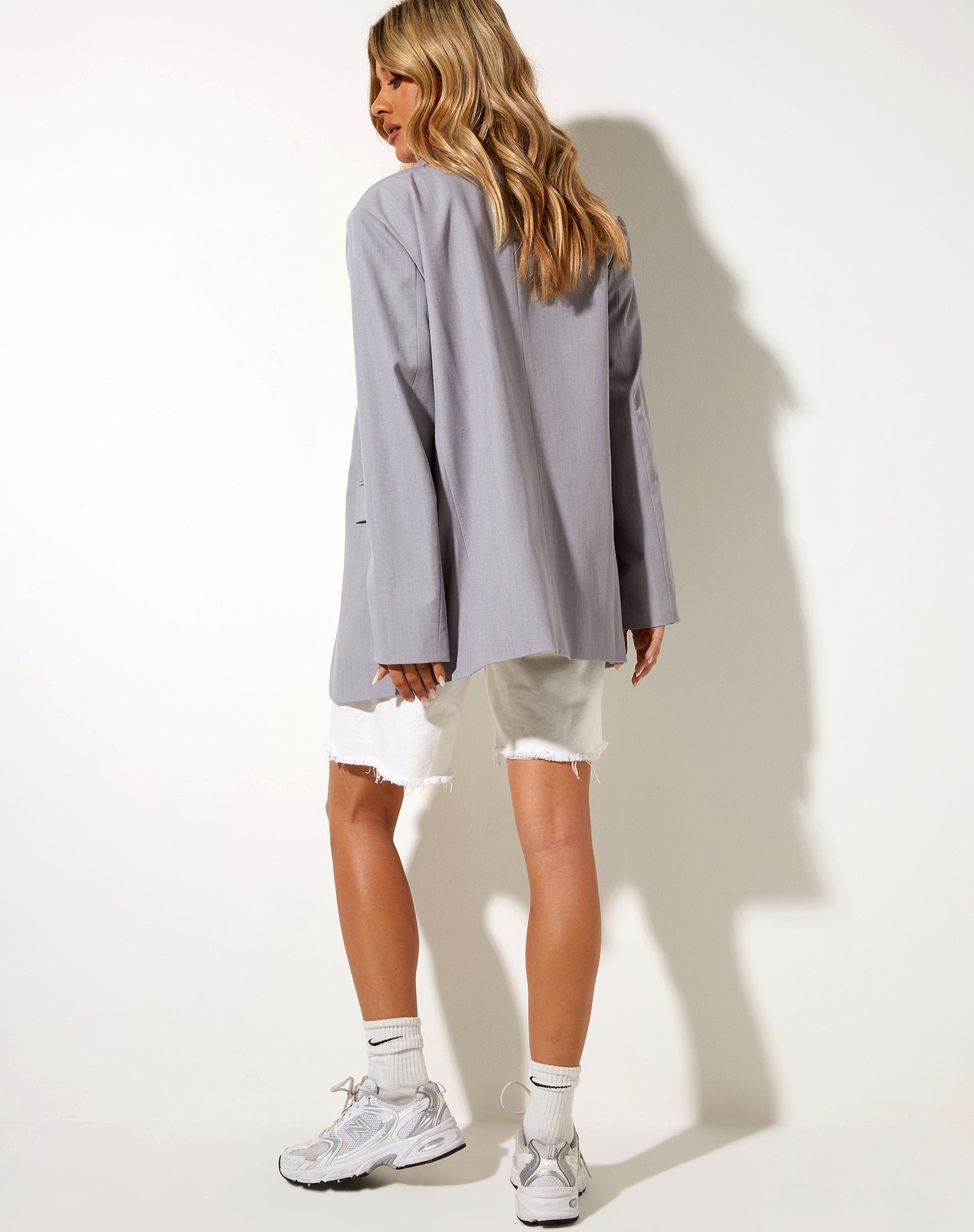 Imagen de Maiwa Blazer en gris plata