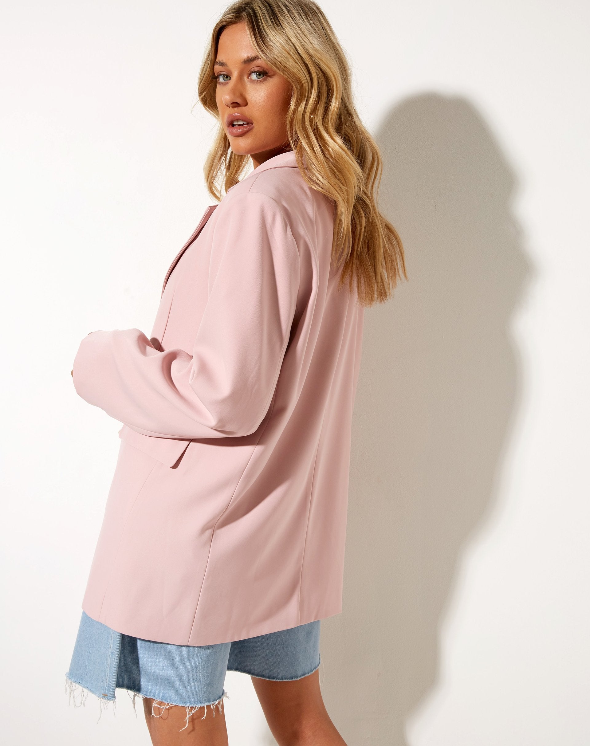 Imagen de Maiwa Blazer en rosa suave