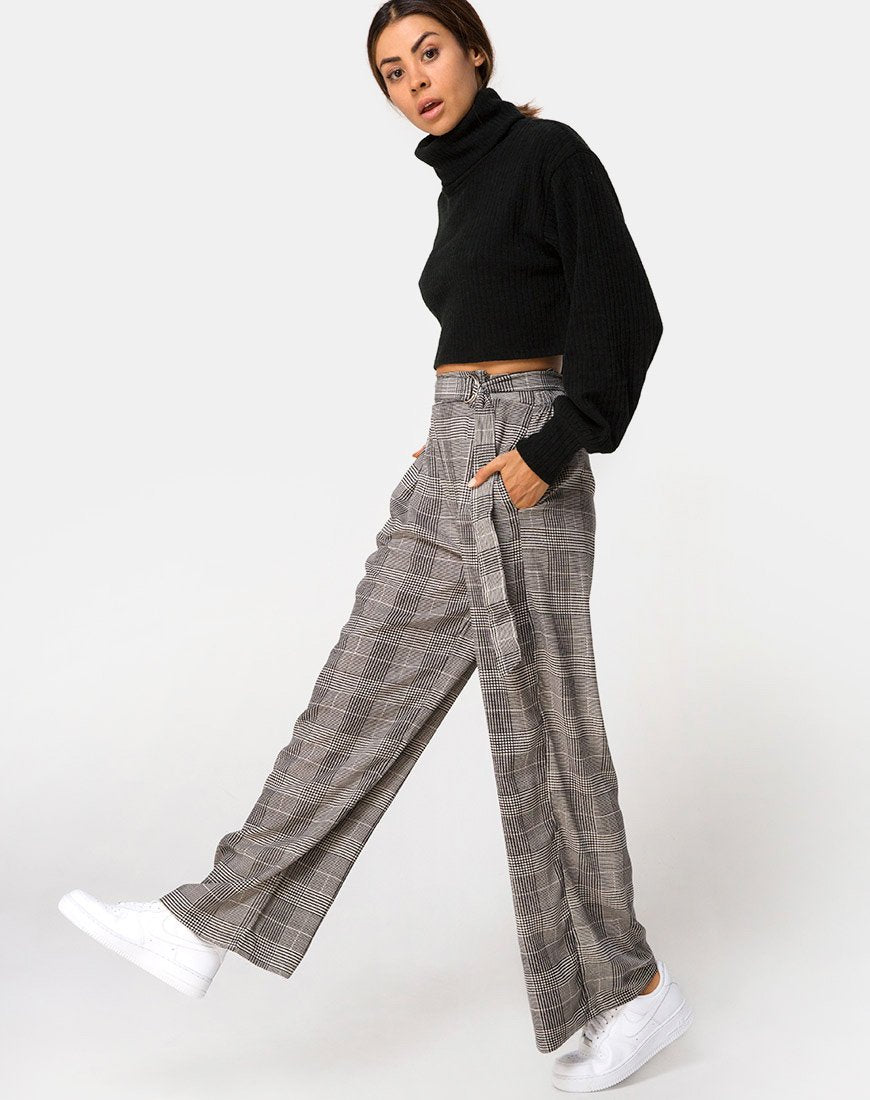 Imagen de Majustie Highwaist Trouser en Charles Check Gris