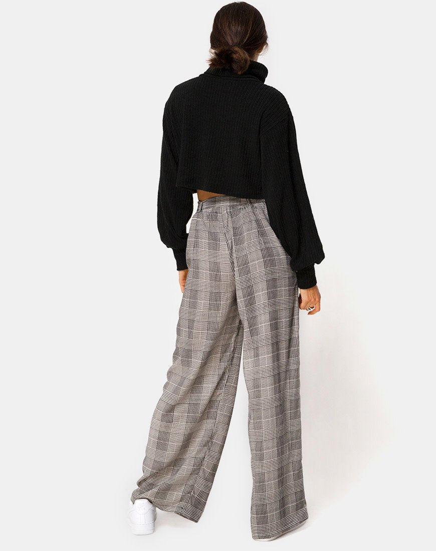 Imagen de Majustie Highwaist Trouser en Charles Check Gris