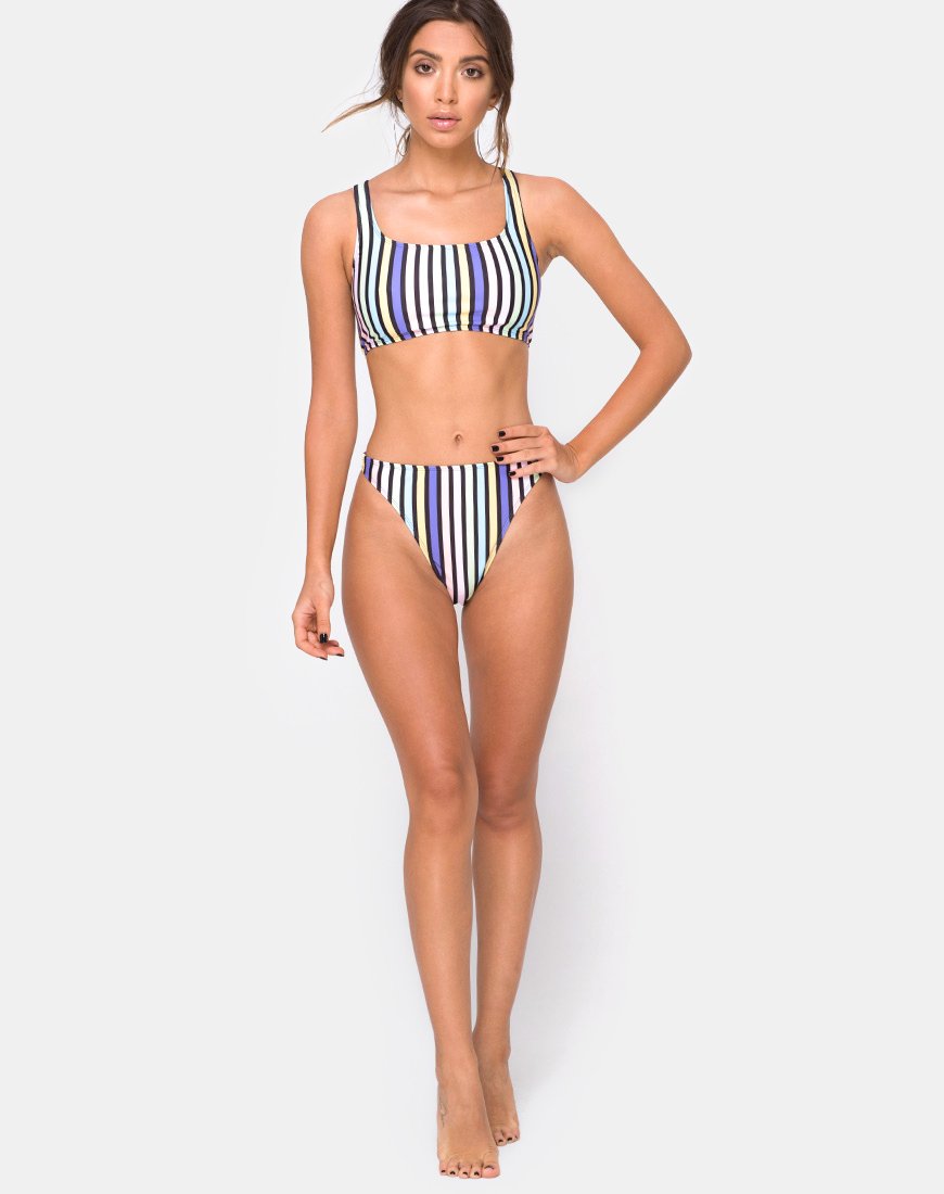 Braguita de bikini Malee en New Stripe