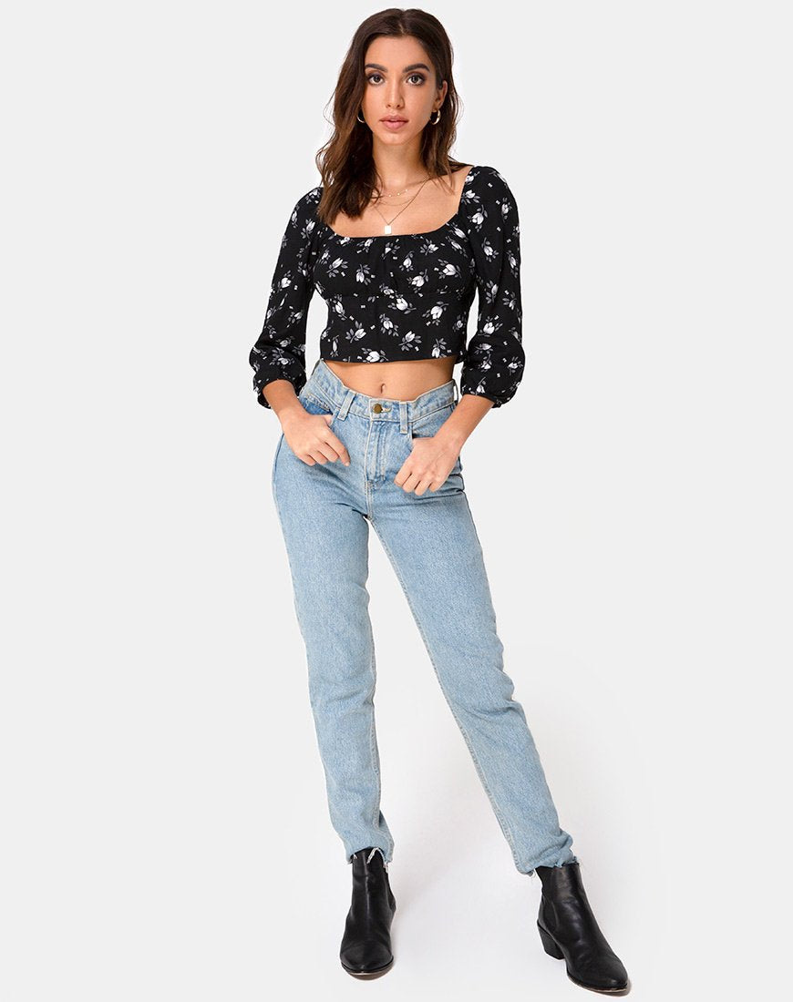 Imagen de Malon Crop Top en tulipán oscuro