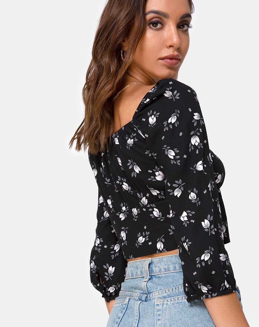 Imagen de Malon Crop Top en tulipán oscuro