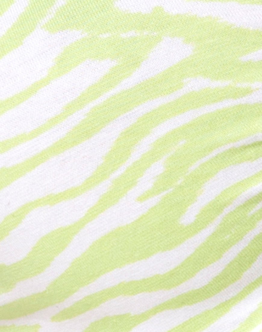 Imagen de Malz Crop Top Classic Zebra lima