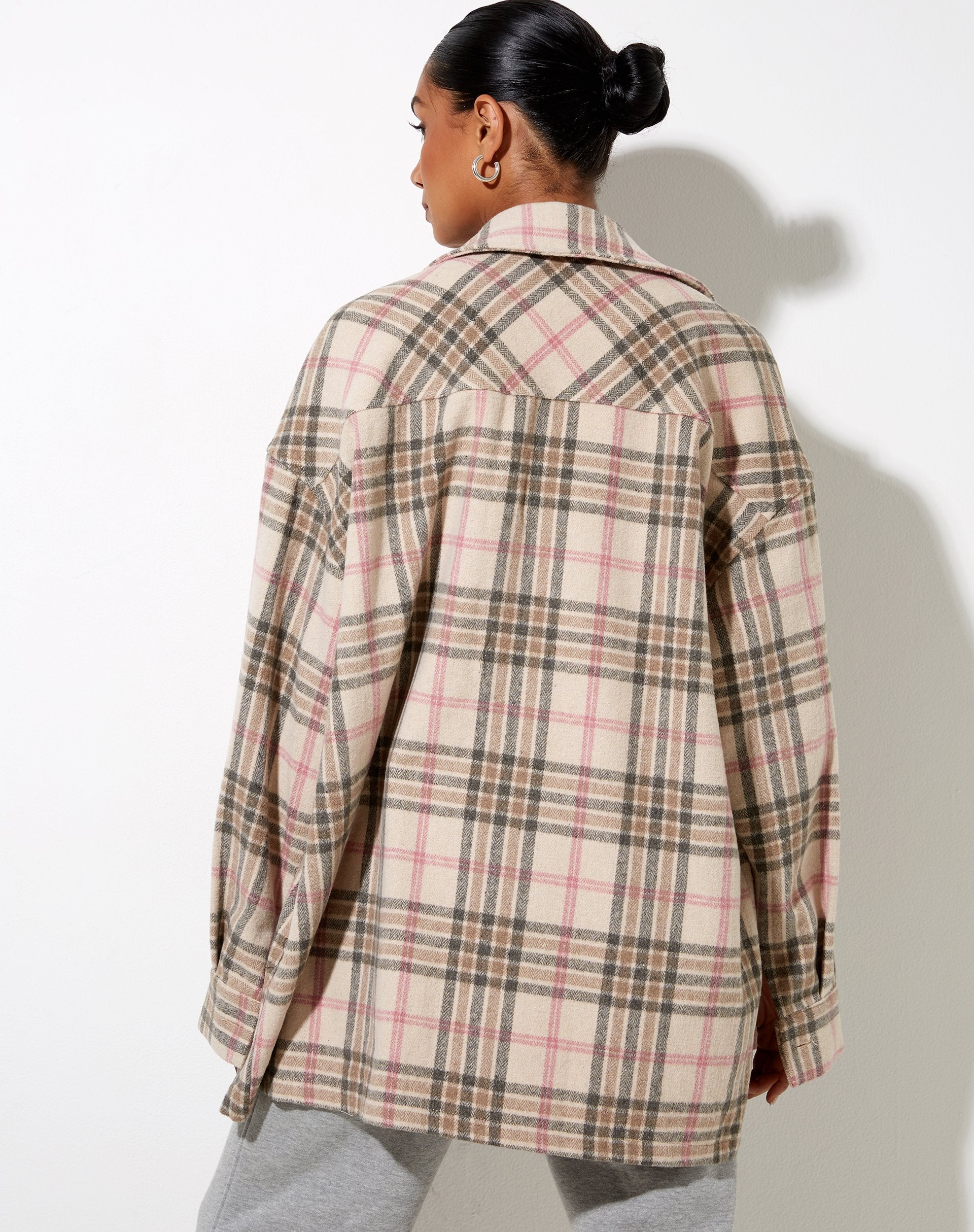 Imagen de la camisa Marcel en Big Check Pink White Tan