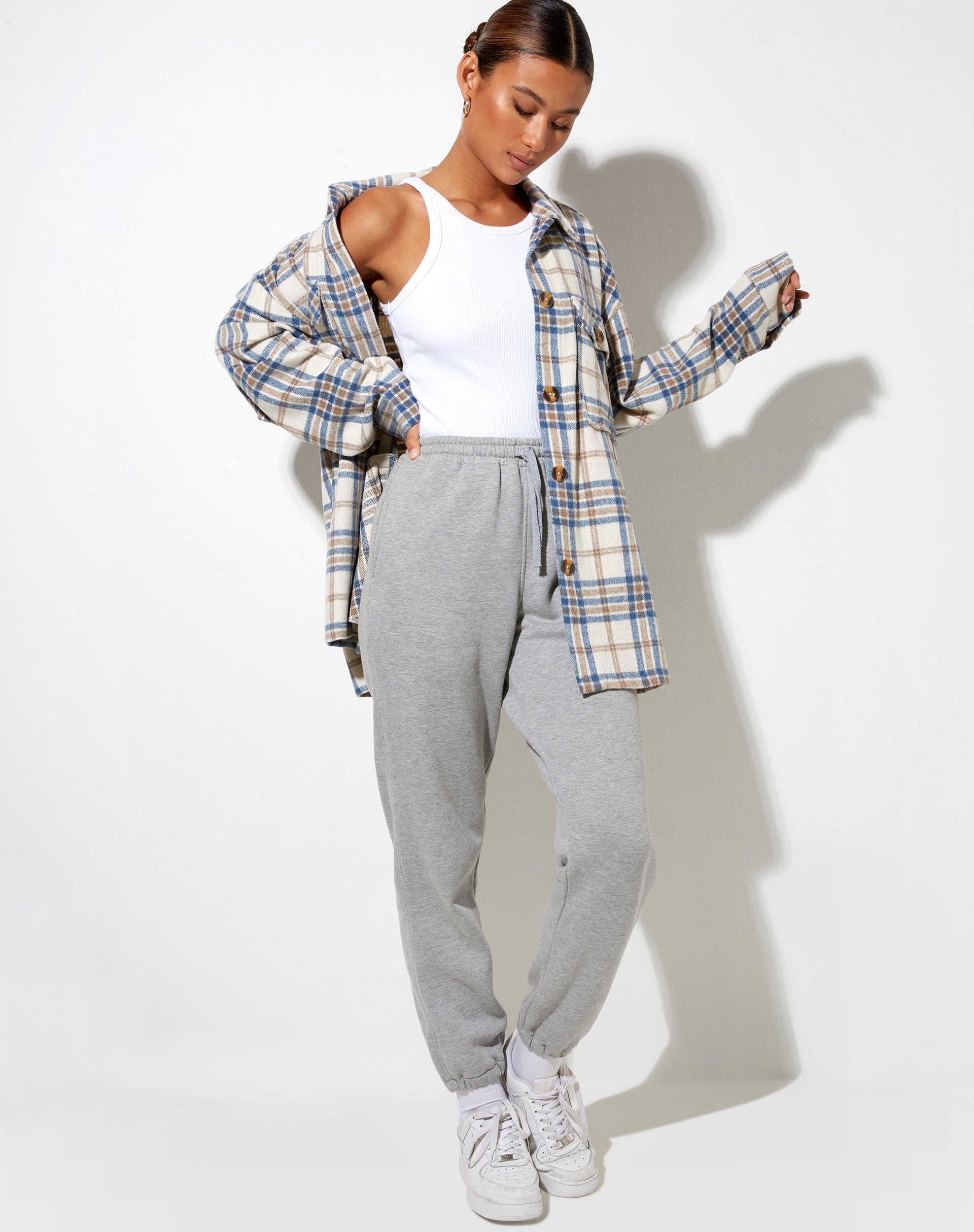 Imagen de Marcel Camisa a Cuadros Grande Blanco Azul Tan